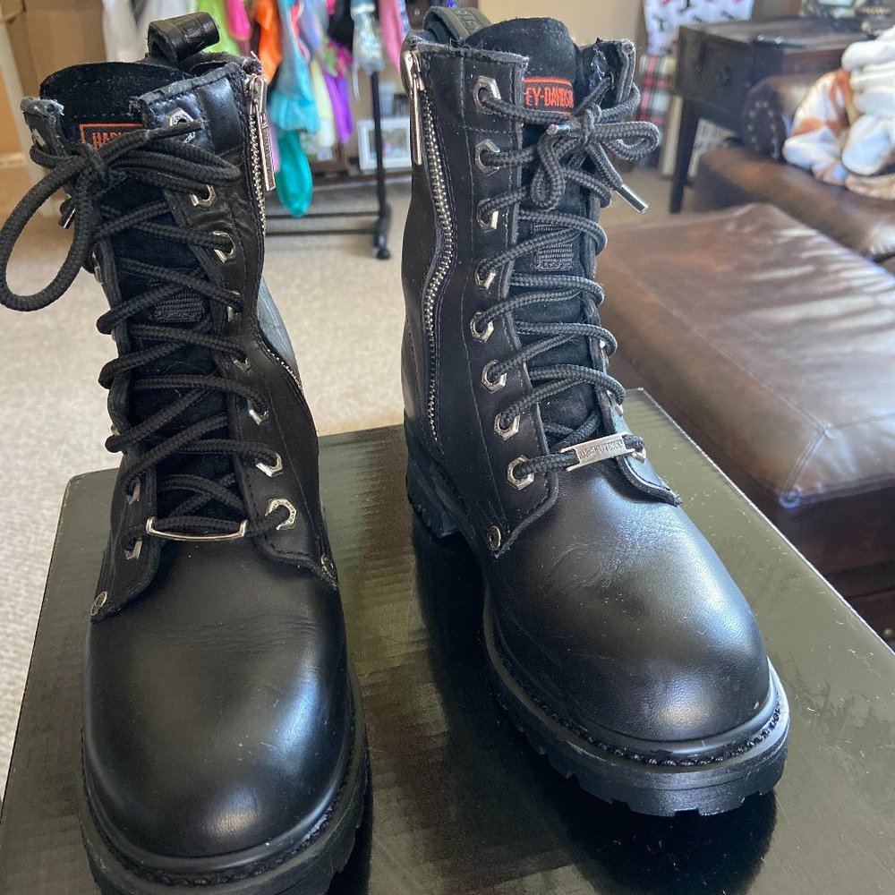 Harley Davidson Riding Boots Size 7.5